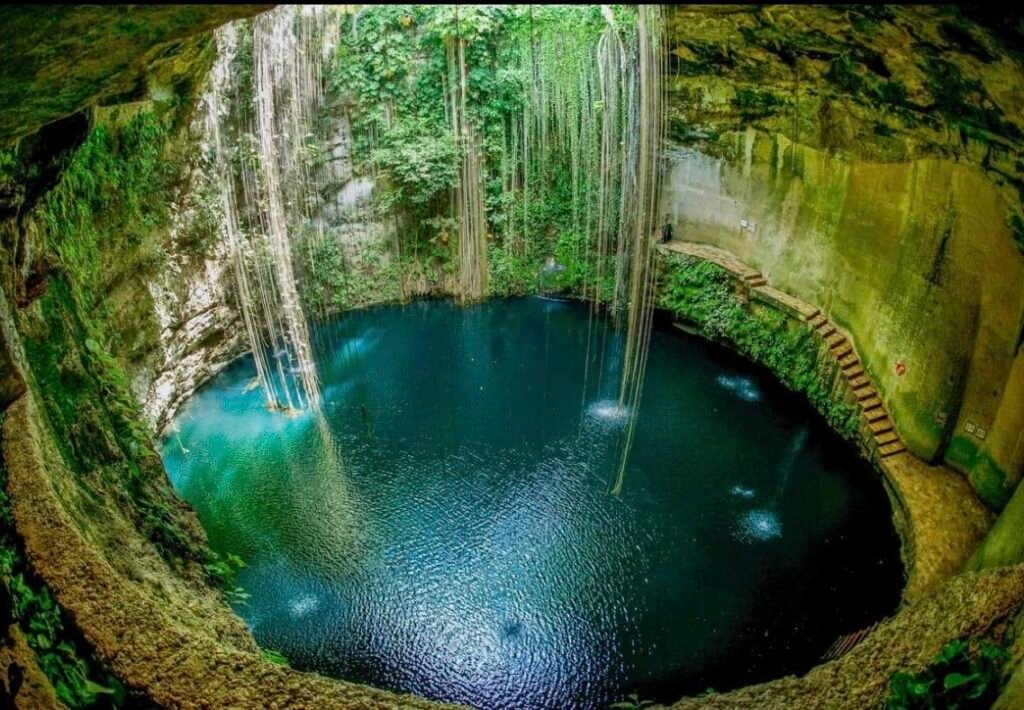 Cenote in Tulum Mexico